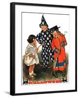 "Trick-Or-Treat,"October 25, 1930-Ellen Pyle-Framed Giclee Print