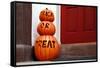 Trick or Treat Pumpkins, West Village, Manhattan, New York City-Sabine Jacobs-Framed Stretched Canvas