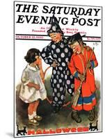 "Trick-Or-Treat," Saturday Evening Post Cover, October 25, 1930-Ellen Pyle-Mounted Giclee Print