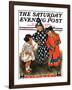"Trick-Or-Treat," Saturday Evening Post Cover, October 25, 1930-Ellen Pyle-Framed Giclee Print