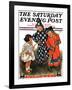 "Trick-Or-Treat," Saturday Evening Post Cover, October 25, 1930-Ellen Pyle-Framed Giclee Print