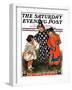 "Trick-Or-Treat," Saturday Evening Post Cover, October 25, 1930-Ellen Pyle-Framed Giclee Print