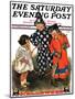 "Trick-Or-Treat," Saturday Evening Post Cover, October 25, 1930-Ellen Pyle-Mounted Giclee Print