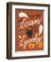 Trick or Treat V Rust-Laura Marshall-Framed Art Print