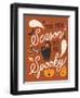 Trick or Treat V Rust-Laura Marshall-Framed Art Print