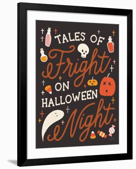 Trick or Treat VII Rust-Laura Marshall-Framed Art Print