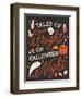 Trick or Treat VII Rust-Laura Marshall-Framed Art Print