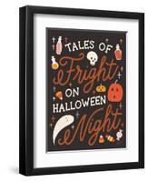 Trick or Treat VII Rust-Laura Marshall-Framed Art Print