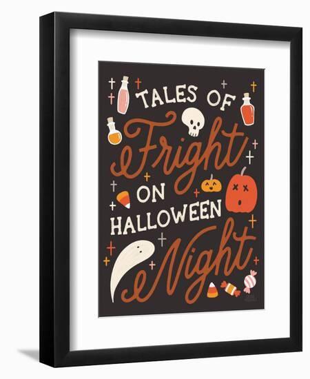 Trick or Treat VII Rust-Laura Marshall-Framed Art Print