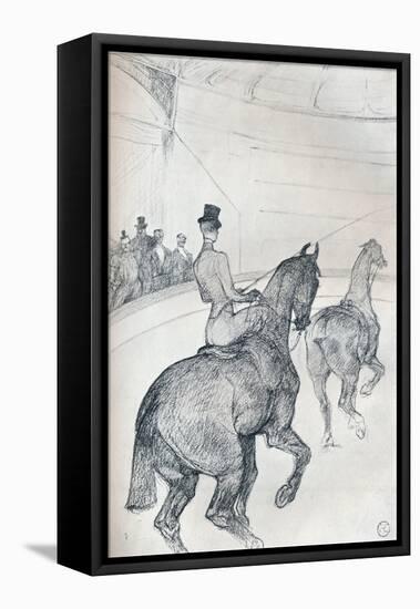 'Trick-rider driving tandem', c1899 (1934)-Henri de Toulouse-Lautrec-Framed Stretched Canvas