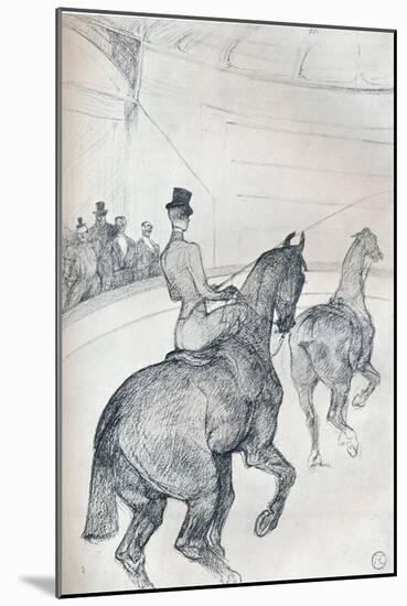 'Trick-rider driving tandem', c1899 (1934)-Henri de Toulouse-Lautrec-Mounted Giclee Print