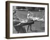 Trick Shot Champ Bob Geesey Shattering Egg-Bernard Hoffman-Framed Photographic Print