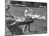 Trick Shot Champ Bob Geesey Shattering Egg-Bernard Hoffman-Mounted Photographic Print