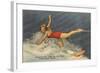 Trick Water Skier, Florida-null-Framed Art Print