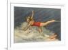 Trick Water Skier, Florida-null-Framed Art Print