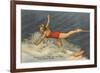 Trick Water Skier, Florida-null-Framed Premium Giclee Print