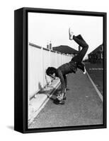 Tricks on Skateboard-Gill Emberton-Framed Stretched Canvas