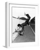 Tricks on Skateboard-Gill Emberton-Framed Photographic Print