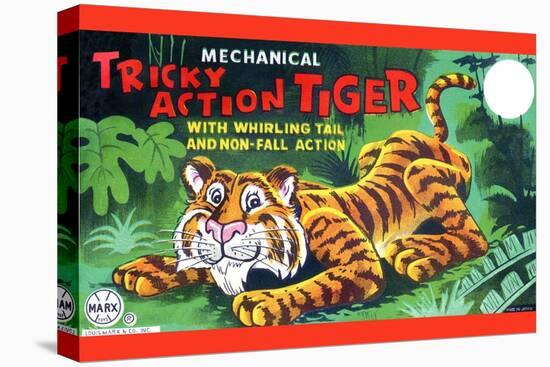 Tricky Action Tiger-null-Stretched Canvas