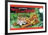 Tricky Action Tiger-null-Framed Premium Giclee Print