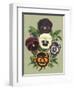 Tricolor Pansies I-Vision Studio-Framed Art Print