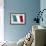 Tricolor-null-Framed Art Print displayed on a wall