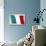 Tricolor-null-Art Print displayed on a wall