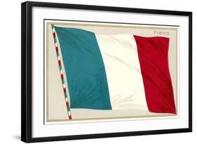 Tricolor-null-Framed Art Print