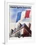 Tricolour over a French Town Hall-null-Framed Giclee Print