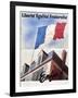 Tricolour over a French Town Hall-null-Framed Giclee Print