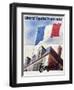 Tricolour over a French Town Hall-null-Framed Giclee Print