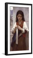 Tricoteuse-William Adolphe Bouguereau-Framed Giclee Print