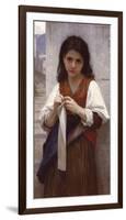 Tricoteuse-William Adolphe Bouguereau-Framed Giclee Print