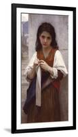 Tricoteuse-William Adolphe Bouguereau-Framed Giclee Print