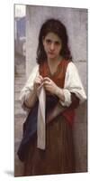 Tricoteuse-William Adolphe Bouguereau-Mounted Giclee Print