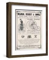 Tricycle Advertisement-null-Framed Art Print