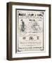 Tricycle Advertisement-null-Framed Art Print