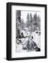 Trieberg waterfalls in winter, Black Forest, Baden-Wurttemberg, Germany-Markus Lange-Framed Photographic Print