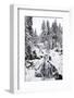 Trieberg waterfalls in winter, Black Forest, Baden-Wurttemberg, Germany-Markus Lange-Framed Photographic Print