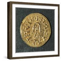 Triens of Recared I, King of Visigoths in Spain, Verso, Visigothic Coins, 6th Century-null-Framed Giclee Print