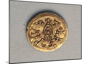 Triens of Recared I, King of Visigoths in Spain, Verso. Visigothic Coins, 6th Century-null-Mounted Giclee Print