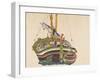 Trieste Fishing Boat, 1912-Egon Schiele-Framed Giclee Print