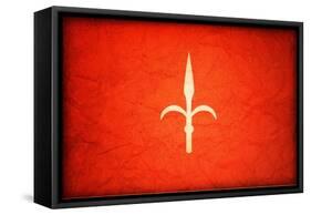 Trieste Flag-michal812-Framed Stretched Canvas