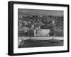 Trieste Harbor Showing Area Where Most Political Demonstrating Is Held-null-Framed Photographic Print