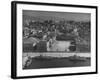 Trieste Harbor Showing Area Where Most Political Demonstrating Is Held-null-Framed Photographic Print