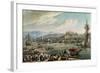 Trieste Harbour, 1802-Louis-Francois Cassas-Framed Giclee Print