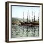 Trieste (Italy), the Port Seen from St, Charles' Jetty, Circa 18905-Leon, Levy et Fils-Framed Photographic Print