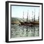 Trieste (Italy), the Port Seen from St, Charles' Jetty, Circa 18905-Leon, Levy et Fils-Framed Photographic Print