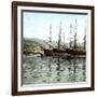 Trieste (Italy), the Port Seen from St, Charles' Jetty, Circa 18905-Leon, Levy et Fils-Framed Photographic Print