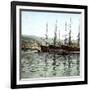 Trieste (Italy), the Port Seen from St, Charles' Jetty, Circa 18905-Leon, Levy et Fils-Framed Photographic Print